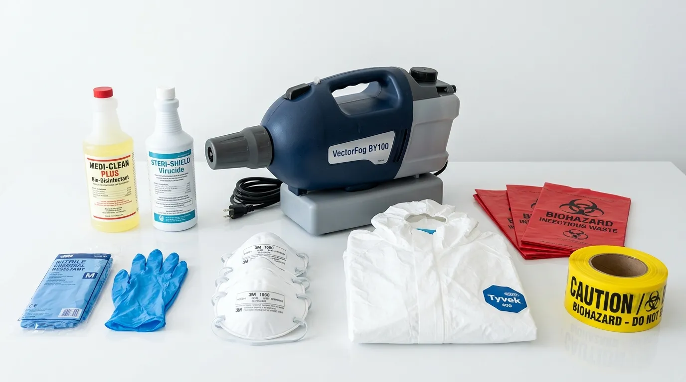 Professional biohazard remediation crew working in Saint Paul Park